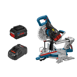 Bild på Bosch GCM 18V-216 Kap & Geringssåg Batteri 18 V + Arbetsbord 3800